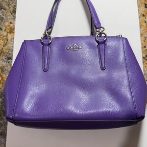 Coach Christie Carryall Purple